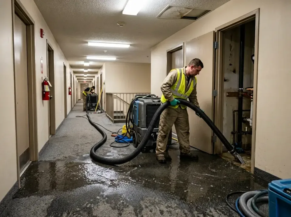 multi-unit-apartment-hallway-f-005 — frequently asked questions, Emergency Burst Pipe Water Extraction & Removal in Arabi, LA